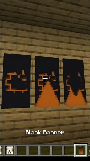 How to make Fire banner in Minecraft #103gaming #minecraft #tutorial