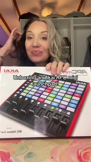 Can’t wait to plug it in! 💫 Akai Professional APC Mini MK2 - USB MIDI Pad Controller for Clip Launching with Ableton Live Lite, 64 RGB Pads, Drum and Note Mode and MIDI Mixer 💫 #akai #ableton #akaiapcmini #abletoncontrolled