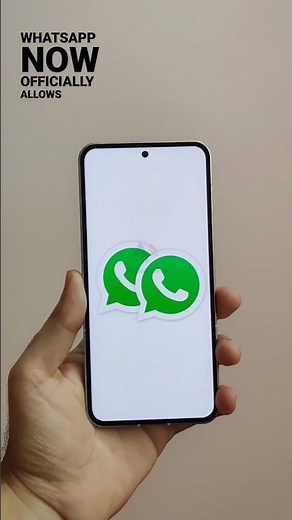 New Multiple Accounts in one phone feature of WhatsApp 🙌 #whatsapp #MultipleWhatsAppAccounts
