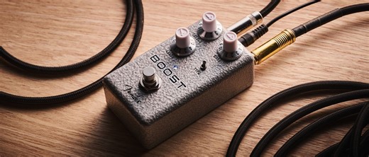 "This pedal excels at delivering a completely clean volume boost - and there's plenty of volume on tap": Fender Hammertone Boost review