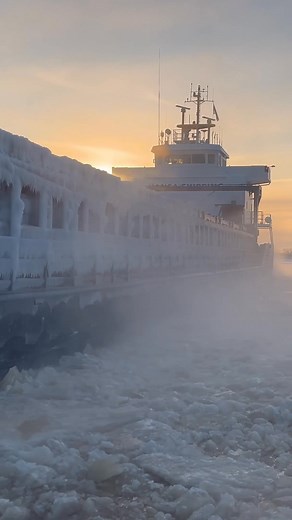 Did you know? Ships in freezing conditions face a dangerous phenomenon called ice accretion—when spray freezes instantly on the hull and deck. Enough ice can make the vessel unstable, even causing capsizing. Crews often have to manually chip it away in brutal conditions. 🧊🌊 Respect the sea. It never stops teaching lessons. #MarineLife #DocksideWisdom #OceanFacts | iNavX - Marine Navigation App