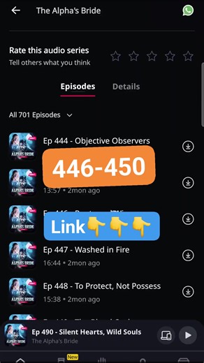 Edgar Tereng | The Alpha's Bride Season-2 Full ep446 to 450 link in the comment section 👇👇👇 #audio #love #story #series | Instagram