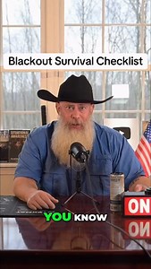 737 reactions · 103 shares | Blackout Survival Checklist. From our “Grid Down Survival” podcast on Spotify. #blackout #survival #preparedness #griddown #tips | The Survival Summit | Facebook