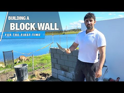 2 Meter Concrete Block Wall Extension | DIY Building for Beginners - Start to Finish