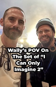 16K views · 165 reactions | Get ready with me as I prepare to tape my scenes - ok, scene - for the upcoming movie I Can Only Imagine 2. I spent almost 10 hours on set and got to hang out with Milo Ventamiglia a little. He never called security and he could not have been nicer. I can't wait to see how I Can Only Imagine 2 (the story of sound mixer Gus) comes out! - Wally #ICanOnlyImagine2 | The Wally Show | Facebook