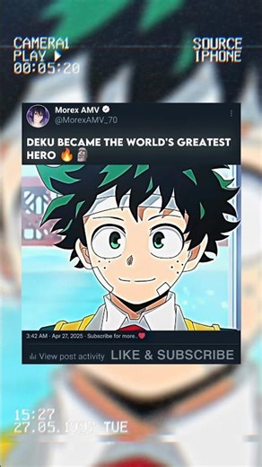 Deku Became The World'S Greatest Hero 🔥🗿 #myheroacademia #mha #mhaedit #anime #animeedit #shorts
