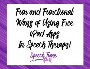 Fun and Functional Ways of Using Free Apps in Speech Therapy