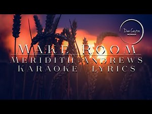 MAKE ROOM | Meredith Andrews | Karaoke Cover With Lyrics
