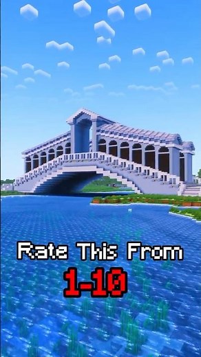 Rialto Bridge Minecraft Timelapse ⛪ #minecraft