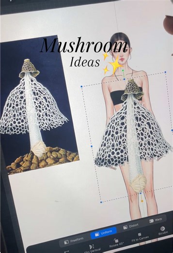 Creative Fashion Design Ideas Inspired by Mushrooms