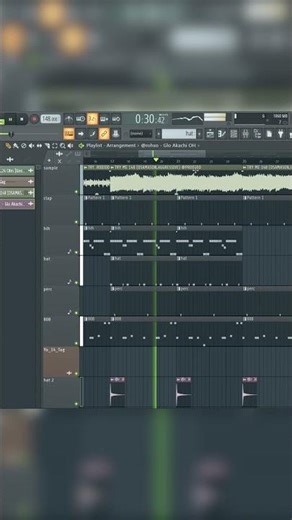 Making a beat in FL Studio #flstudio #beatmaker #music