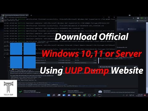 Download Official Windows 10/11 ISO File Directly From Microsoft Servers Using UUP Dump