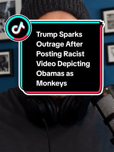 Former President Donald Trump has ignited widespread condemnation after posting a video on his social media platform that uses overtly racist imagery, depicting former President Barack Obama and former First Lady Michelle Obama as monkeys. The video, which has been denounced as dehumanizing and bigoted, has drawn intense criticism from lawmakers, civil rights groups, and the public, fueling a renewed debate about racism in political discourse.#TrumpVideo #Obamas #RacistPost #PoliticalOutrage #Ra