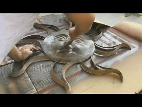 Outdoor Metal Wall Decor (Repainting)