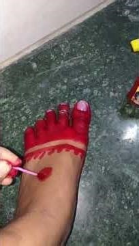 Aalta design Alta kaise lagate Hain Alta kaise banate hain 🤣💯 | Uma roy #trendingshorts #minivlog