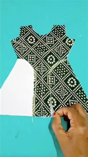 🔥Simple Frock Cutting Sewing ✂️|Baby Frock Design #shorts #viral #trending #frockdesign