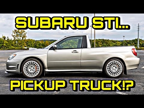 GENIUS Creates The Subaru STI Pickup Truck Conversion Of Our Dreams!
