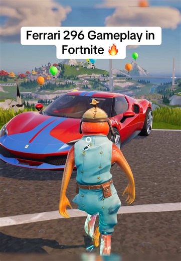 New Ferrari 296 Gameplay in Fortnite! Epic Games added the brand new Ferrari 296 to the Fortnite Item Shop in the latest update! #fortnite #fortniteclips #fortniteitemshop #fortniteupdate #ferrari #ferrari296