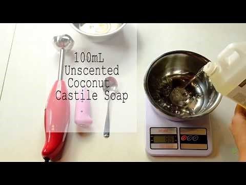 Making your own Natural Body Wash