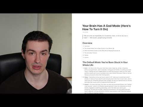 do this every morning in your 20s and 30s and you'll be untouchable by 40