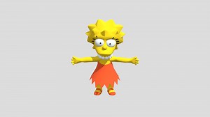 The Simpsons Road Rage - Lisa Simpson - Download Free 3D model by JMC-1613 (@tcharlestt101)
