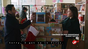 Here's a sneak peek at the UPtv Christmas premiere movie #SnowedInForChristmas. 🌨️ Watch Sunday at 7 PM ET on UPtv. #MerryMovieChristmas | UPtv