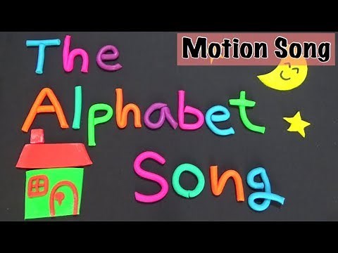 The Alphabet song part.2 -ABC song with stop motion clay animation