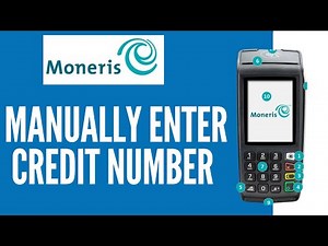How to manually enter credit number on Moneris-2025 l SM Tech