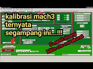 mach3 calibration kalibrasi mach3 cnc router ‪@talentateknik6906‬
