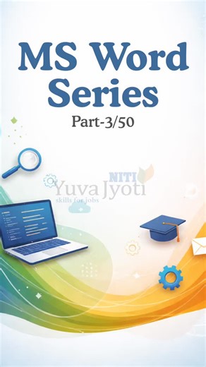 NITI Yuva Jyoti| Computer Institute| Palwal on Instagram: "Palwal, Haryana 📍 New to MS Word? Start from the basics. 🎯 How to open a NEW Word Document in MS Word Perfect for beginners, students & office learners. Follow for daily computer basics 💻 Save this reel for later 👌"