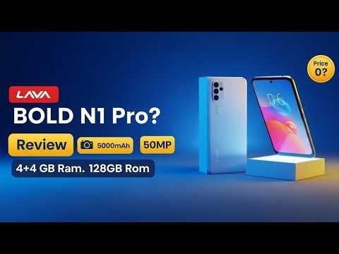 Lava Bold N1 Pro Unboxing & Review 🔥 | 4GB+128GB Budget Smartphone | Price, Features, Camera Test