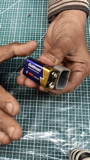 how to make 9 volt rechargeable battery short part #short #viral #maker #experiment