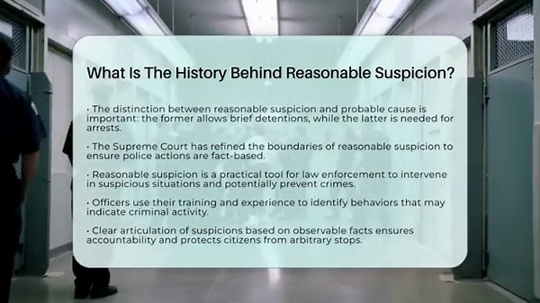 What Is The History Behind Reasonable Suspicion? - Law Enforcement Insider