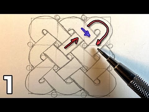 EP1: Basic 3x3 (How To Draw Celtic Knots)