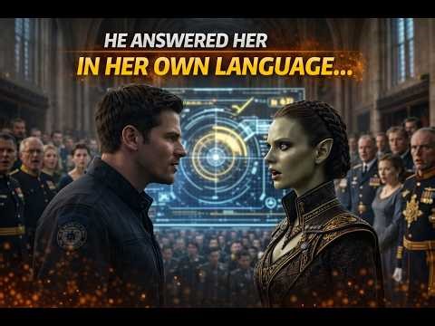 The Alien Woman Asked for a Translator… The Human Replied in Her Language — Everyone Was Shocked
