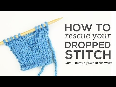 How to Fix a DROPPED STITCH