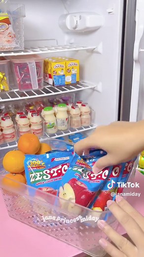 ASMR Dorm Refrigerator Restocking | Satisfying Food Refill Videos