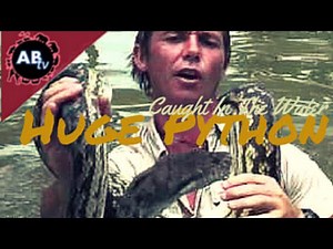 AnimalBytesTV - Huge Python Caught in the Water