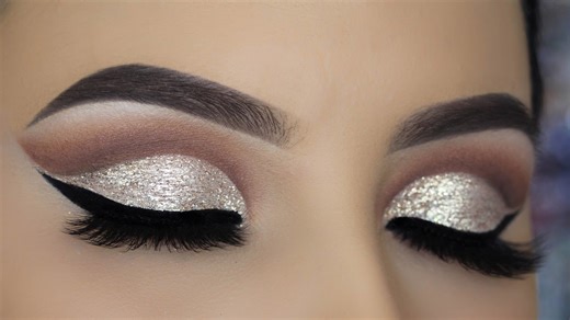 Champagne gold glitter cutcrease tutorial