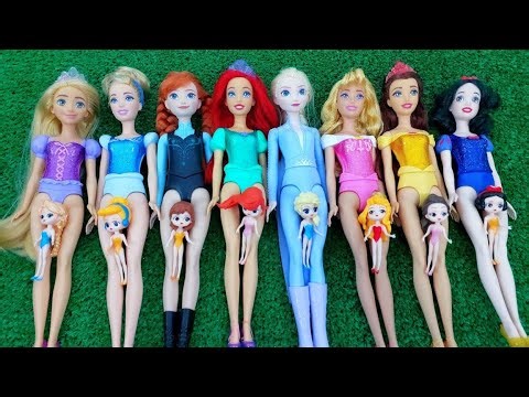 Elsa Doll Dress Transformation ~ DIY Miniature Ideas for Barbie~ Wig, Dress, Faceup, and More!