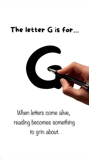 When letters come alive, reading becomes something to grin about!