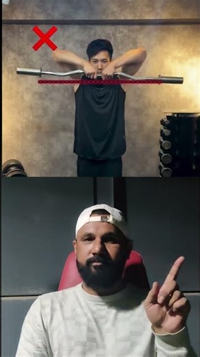 Upright row Correct form ✅ #workout #sports #tips