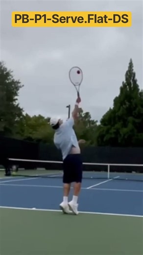 PreBeginner, Practice-1, Serve.Flat, Deuce Side, Regular/Slow Motion (RSM)