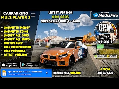 CPM 2 New Update mod APK V1.3.0.1| unlimited Gold & Money All Cars Unlocked