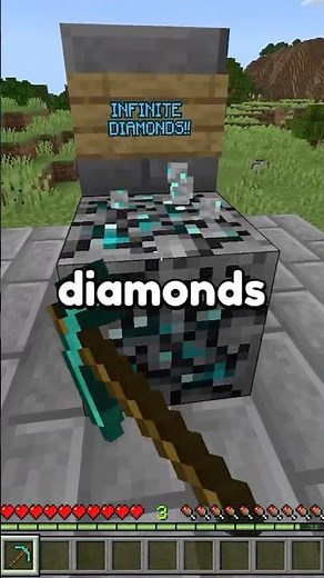 How To Get Infinite Diamonds In Minecraft Bedrock! 💎