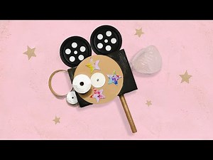 Make a Cardboard Movie Camera Play Prop