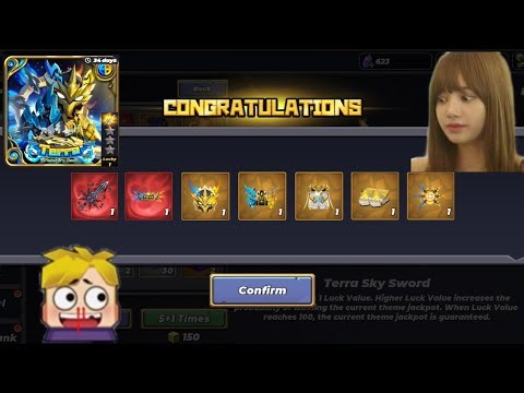 FULL TERRA ASTRAL ARMOR SET UNLOCKED! 😱 Skyblock Blockman Go Lucky Draw