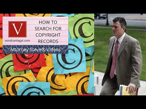 How to search copyright records online