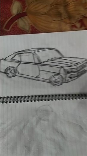 3 point car perspective #drawing #art ‪@JADOKAR‬