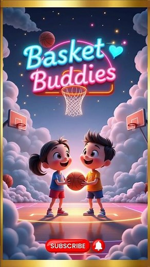 Basket Buddies 🏀 | Fun Learning Cartoons & Educational Videos for Kids 🎨🎵👧👦 #kidslearning #abcsong
